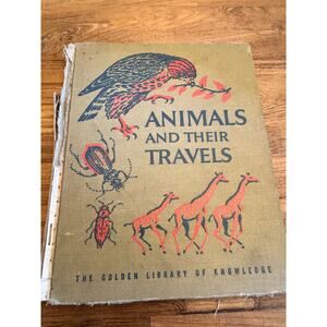 Vintage Giant Golden Book: animals and their travels